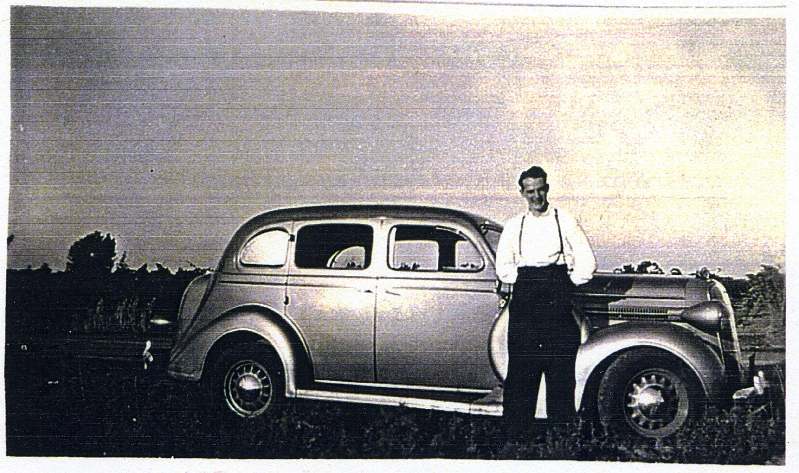 John Wilson and a new car.jpg